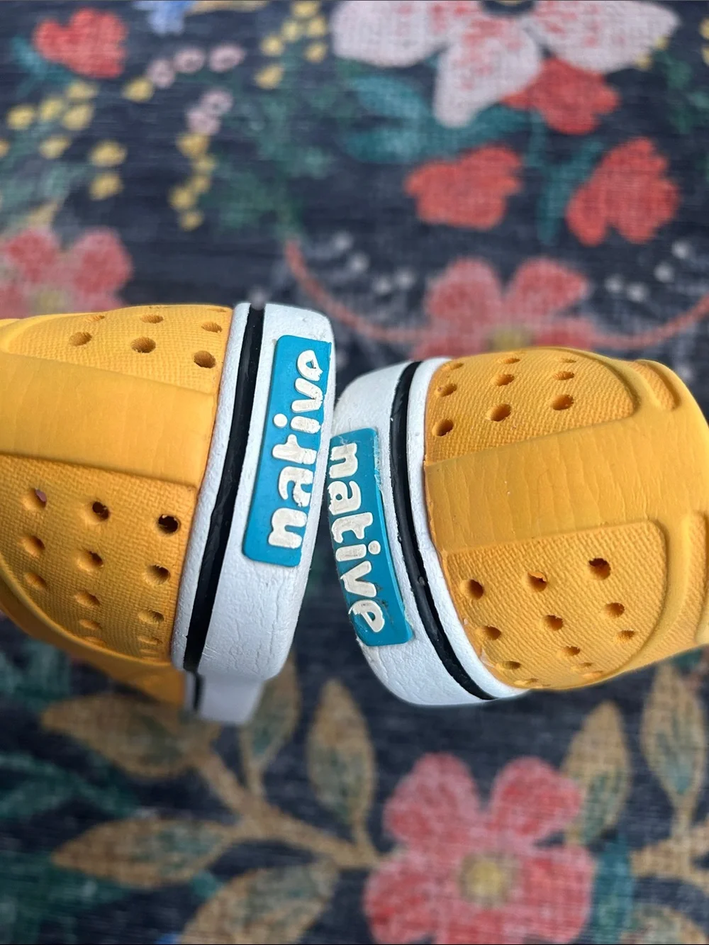Native Kids Yellow Sneakers, Size 2